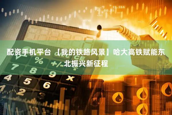 配资手机平台 【我的铁路风景】哈大高铁赋能东北振兴新征程